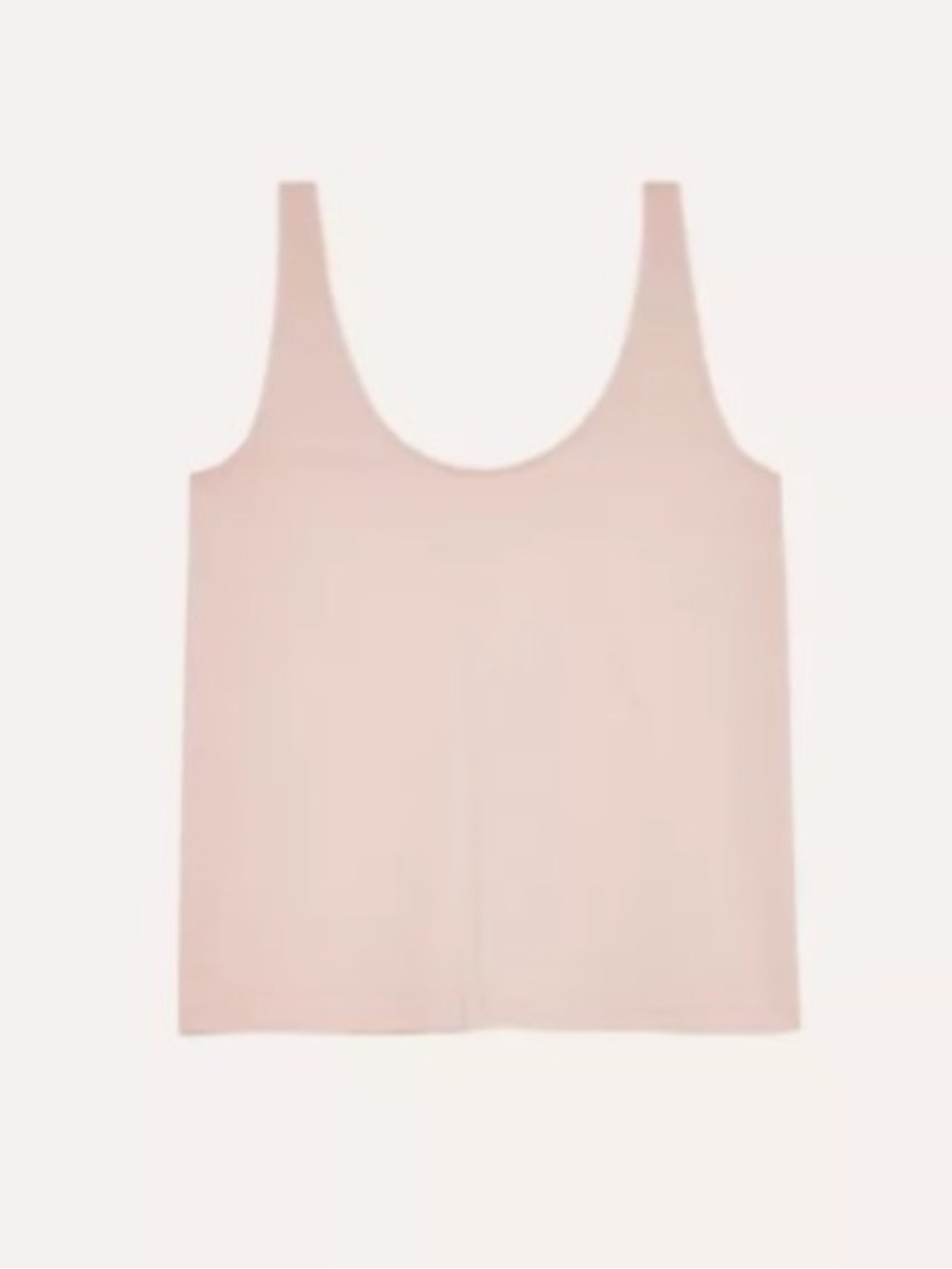 Little Moon (Aritzia) - Soft Blush Acashia Tank In Rose Smoke - M